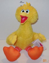PBS Kids Sesame Street Big Bird 12&quot; Stuffed Plush Animal Toy Kohls Cares - £7.46 GBP