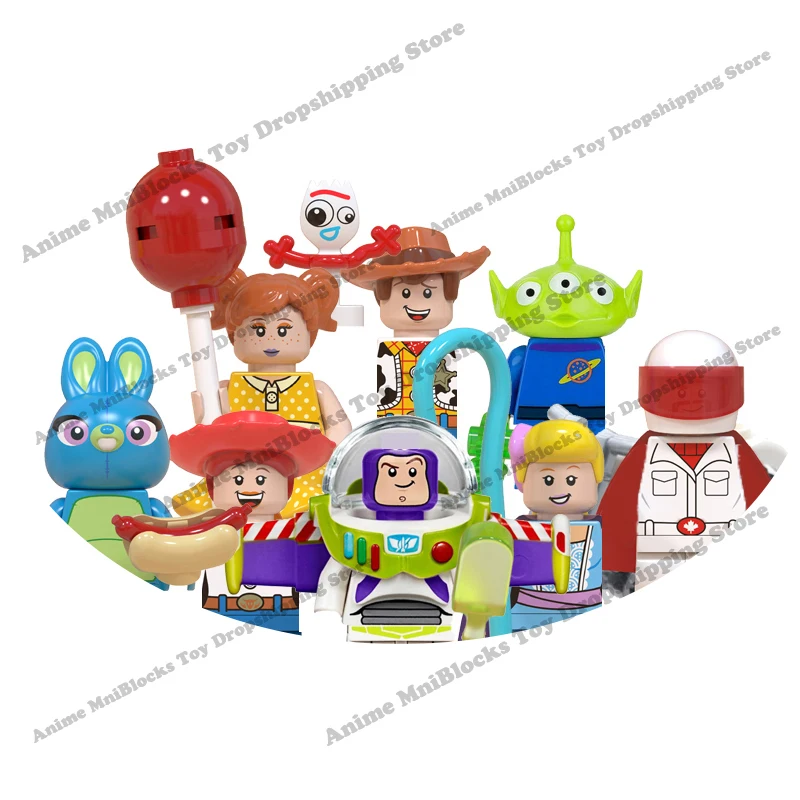 Oy story buzz lightyear woody jessie anime bricks mini action toy figures assemble thumb155 crop