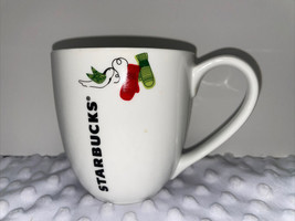 Starbucks Christmas Winter Holiday 13 oz Coffee Mug-Mittens Birds 2011 FREE SHIP - £8.61 GBP
