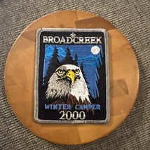 Vintage 2000 Broad Creek Winter Camper Boy Scout BSA Patch 4”x3” Iron On... - $110.18 MXN