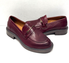 MIZ MOOZ  LEATHER SLIP ON  LOAFERS WINE  37EU / 7US NEW # X-46 - €93,66 EUR