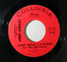 Little Jimmy Dickens ~ Jenny Needs A String G + ~ 45 RPM Record Columbia 44162 - £39.97 GBP