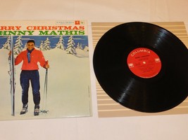 Merry Christmas by Johnny Mathis CL1195 Columbia The First Noel LP Album Record - £12.19 GBP