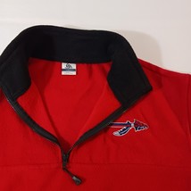 Colorado Clothing Men's Red Fleece 1/4 Zip Long Sleeve Pullover Sweater Sz Large image 4