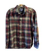 Pendleton Men Shirt L Red Plaid Long Sleeve Button Down Wool Outdoor Travel - $49.50