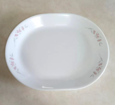 Corelle Dinnerware Silk Blossom Oval Serving Platter 10&quot; x 12&quot; Vintage Retired - £10.01 GBP