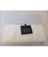 Ralph Lauren Organic Sateen Border Blue Hyacinth 3P Queen Duvet Cover Sh... - $390.95 CAD