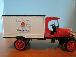 amoco collectible  die cast BANK &quot;1925 KENWORTH STAKE TRUCK &quot;TORCH CLASS... - $21.60
