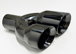 Exhaust Tip 2.25&quot; Inlet 3.50 Outlet 9.50 WDWDS350950-225-BC-SS Dual Double Wall  - £63.96 GBP