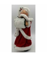 Vintage ANNALEE 1990 10&quot; Mrs. Claus Doll Christmas Holiday - £18.86 GBP