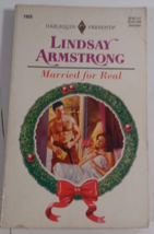married for real by lindsay armstrong harlequin novel fiction paperback good - £4.66 GBP