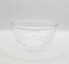 Small Round Mixing Fruit Display Bowl Clear Glass Unmarked 6&quot; Wide 3&quot; Ta... - £7.92 GBP