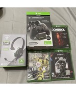 xbox One Games charging station head set Madden 21 Control Fifa 17 - $570.71 MXN