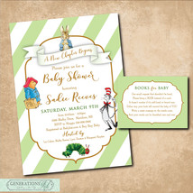Storybook Baby Sower Invitation with Book Request/printable/Digital File... - £17.22 GBP