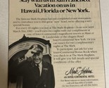 1982 Mark Hopkins Inter Continental Hotel Vintage Print Ad Advertisement... - £5.51 GBP