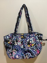 Vera Bradley Disney Mickey’s Whimsical Paisley Iconic Glenna Satchel Bag - $54.44