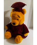 Walt Disney  Plush 12” Winnie the Pooh Graduation Stuffed Animal. Cap/Gown - £11.77 GBP