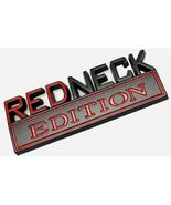 1x Metal REDNECK EDITION Truck Emblems Sticker Badge for Chevrolet Black... - $42.99