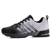 Men Sneakers Mesh Breathable Casual Men Shoes gray 46 - £18.34 GBP