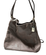 Coach Shoulder Handbag Purse Madison Phoebe Genuine Leather Gray Quartz ... - $4,182.45 MXN