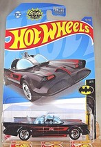 2022 Hot Wheels #131 Batman 4/5 Tv Series Batmobile Black Gray-Interior w/RS Sp - £6.68 GBP