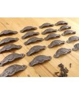 20 CUP PULLS 4 1/8 WIDE DRAWER VICTORIAN BIN HANDLES ANTIQUE LOOK IRON S... - $863.45 MXN
