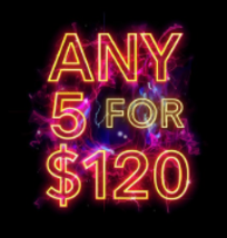 Any 5 for  120 thumb200