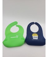 2 Adjustable Silicone Baby Bibs Bella Tunno One Other Brand Stud Muffin ... - $19.75