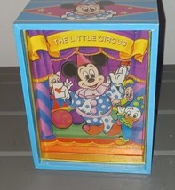 Vintage Disney Mickey Mouse Music Box Schmid &#39;The Little Circus&#39; Movemen... - $2,812.05 MXN