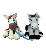 Breyer Horse Reindrop &amp; Bucky Stuffed Plush Toy Horses Ponies 6&quot; Set 2 B... - $471.90 MXN
