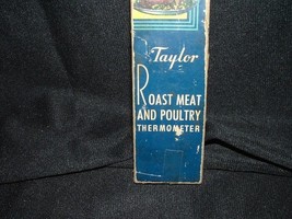 Vintage Kitchen Utensil Taylor Roast Meat And Poultry Thermometer Origin... - $17.99