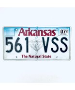 2018 United States Arkansas Natural State Passenger License Plate 561 VSS - $229.01 MXN