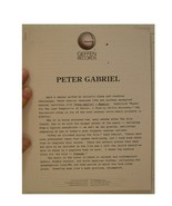 Peter Gabriel Press Kit Passion - $497.38 MXN