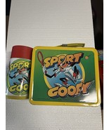 Vintage Sport Goofy 1983 Lunchbox &amp; Aladdin Thermos - €42,68 EUR