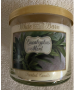 Eucalyptus Mint White Barn/Bath &amp; Body Works 3 Wick Candle - $337.61 MXN