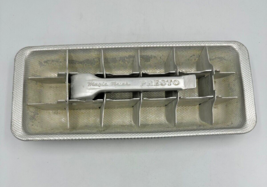 Presto Magic Touch Aluminum 18-cube Ice Cube Tray Barware Vintage Textured - $11.64
