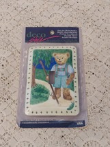 Child&#39;s Room or Nursery Light Switchplate Cute Teddy Bear Hiking Switchp... - $12.19