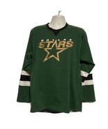 Vintage NHL Hockey Dallas Stars Jersey Men’s Large Green Black Gold 24”x29” - $40.20