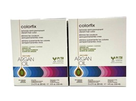 One N Only ColorFix Removes Semi-Permanent Vibrant Hair Color Argan Oil-2 Pack - £36.36 GBP