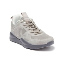 Steve Madden Men Casual Lace Up Sneakers Gainz Size US 8.5M Grey Faux Nubuck - £22.55 GBP