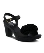 Patrizia By Spring Step heeled Sandals Size 36 US Size 5.5-6 Black shoes... - $1,378.00 MXN