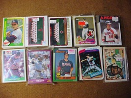 Lot of (10) Complete California Angels Baseball Team Sets-1980 to 2005 - £7.83 GBP