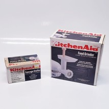 KITCHEN AID Complete Food Grinder Attachment White Model FGA &amp; Sausage S... - $27.61