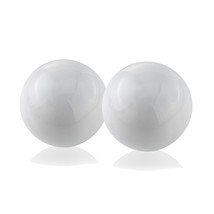 3" White Aluminum Decorative Orb Tabletop Sculpture - $1,266.85 MXN