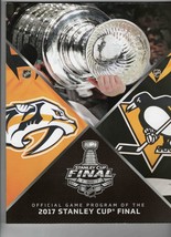 2017 Stanley Cup Program Pittsburgh Penguins Nashville Predators - $19.79
