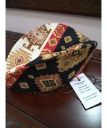 Sajkaca Serbian traditional hat handmade modern design made from golden ... - £21.29 GBP
