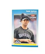 2002 Fleer Platinum Todd Helton #153 Colorado Rockies MLB Baseball Card - €3,05 EUR