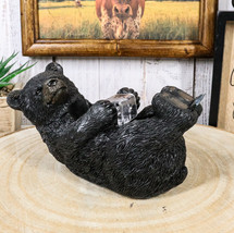 Western Rustic Forest Black Bear Lounging Scotch Tape Holder Dispenser Figurine - £24.83 GBP