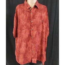 Batik Bay Men&#39;s Red Hawaiian Shirt/Button Up Sz XXL SKU 3424 - £16.76 GBP