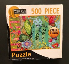 LANG Wells St. 2018 Create Joy Daily Jigsaw Puzzles 500 Pieces New (One ... - £8.19 GBP